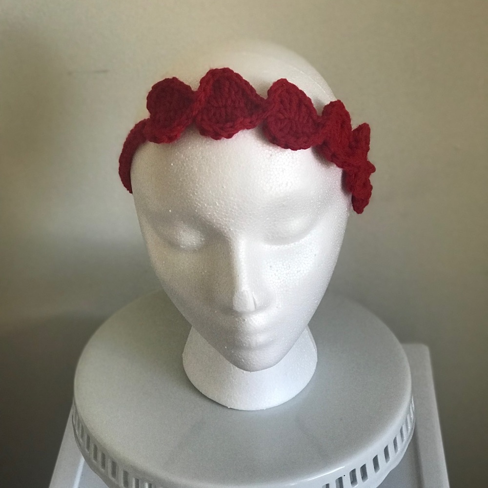 Hand made heart headband